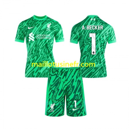 Maillot de Foot Liverpool Alisson Becker 1 Extérieur Gardien 2024-25 - Enfant Maillot de Foot Liverpool Alisson Becker 1 Extérieur Gardien 2024-25 - Enfant